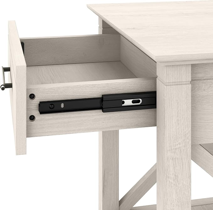Bush Home End Table with Drawer, Nightstand with Storage, Living Room and - Image 4