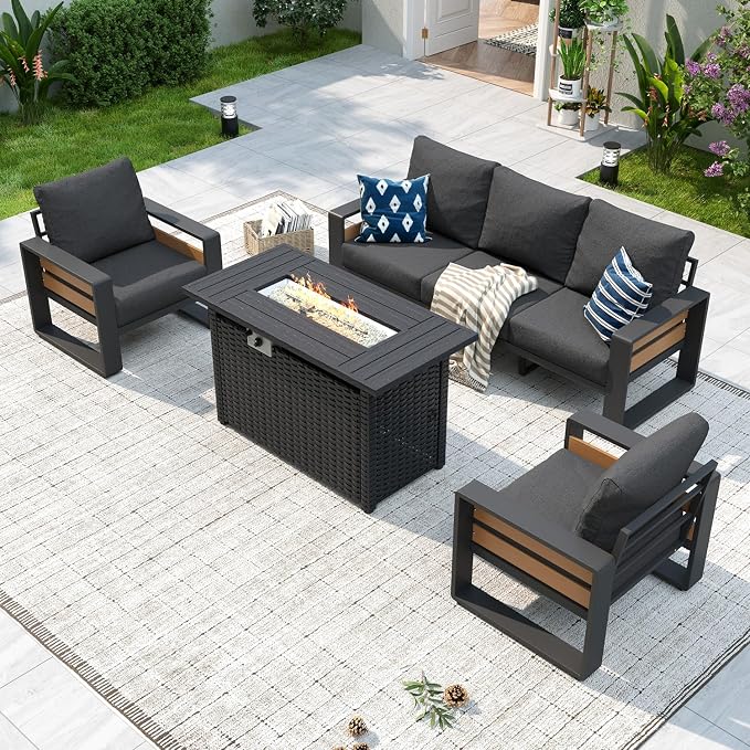 Aoxun Aluminum Patio Furniture Set by Aoxun