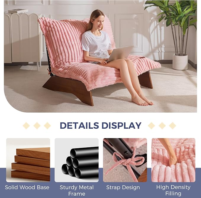 MAXYOYO Adjustable Living Room Chair, 3-Position Bean Bag Chair - Image 4