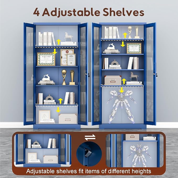 UNICOLY Lockable Display Cabinet - Image 7