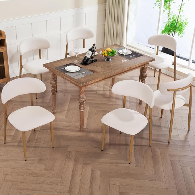 UVV Dining Chairs Set of 2, Metal Kitchen Chairs - Image 4