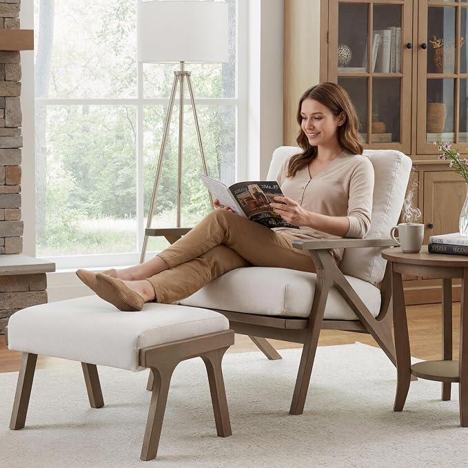 HNY Mid Century Modern Accent Chair - Image 3