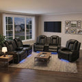 Leather Sofa Set, Power Recliner Sofa Set by ELDANISPOWERRECLINERSOFA