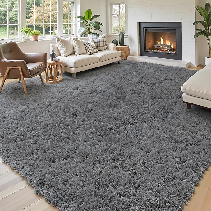 Rugs for Living Room 6x9, Alfombras para Salas Shag Large Plush Soft Area Rug - Image 2