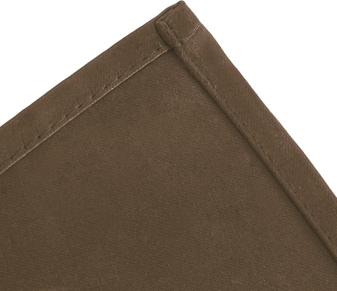LEMOMO Brown Blackout Curtains 52 x 63 Inch Length/Set of 2 Curtain - Image 7