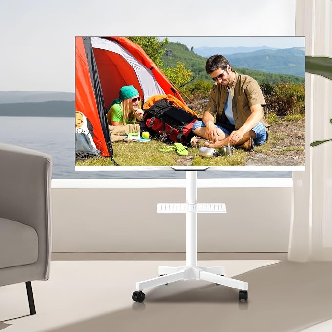 Mobile TV Carts on Wheels for 21-60 Inch Flat/Curved Panel Screens TVs - Image 7
