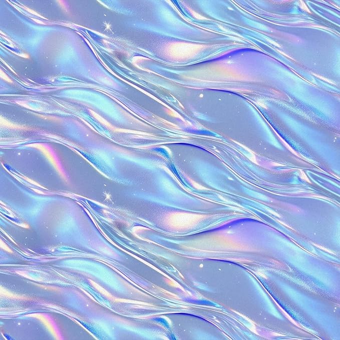HOMETITUTE Shimmering Lilac Blue Wave Pattern Wallpaper Peel and Stick Contact - Image 4