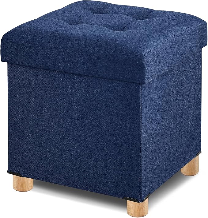 BRIAN & DANY Ottoman with Storage, Square Storage Ottoman by BRIANDANY
