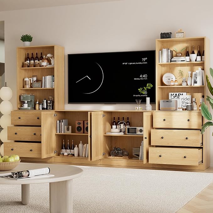 TUSY 71" Large TV Stand Set - Image 4