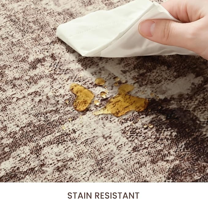 Runner Rug for Kitchen Coffee Hallways Runner Rug Non Slip 2'6''x8' Washable - Image 7