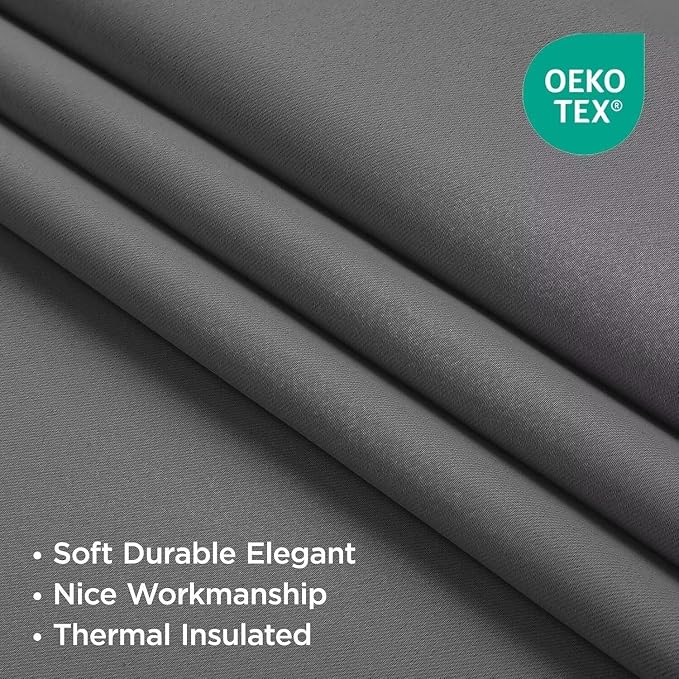 Joydeco Blackout Curtains 108 Inch Length 2 Panels Set, Thermal Insulated Long - Image 3