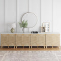 Nathan James Beacon Accent Natural Sideboard Storage Cabinet TV Stand by NathanJames