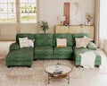 JUMMICO Sectional Couches for Living Room, U Shaped Couch by JUMMICO