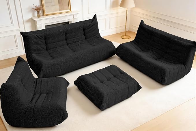 Bean Bag Pouf Ottoman, Foot Stool, Foot Rest - Image 6