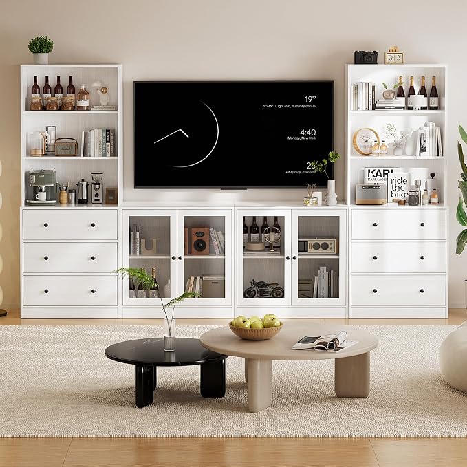 TUSY 71" Large TV Stand Set - Image 3