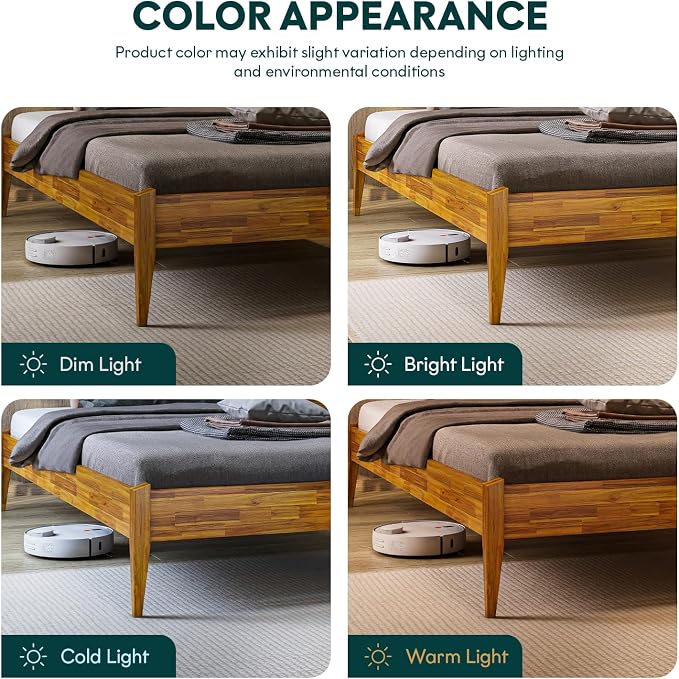 Bme Dinkee 15 Inch Signature Bed Frame Without Headboard - Image 11
