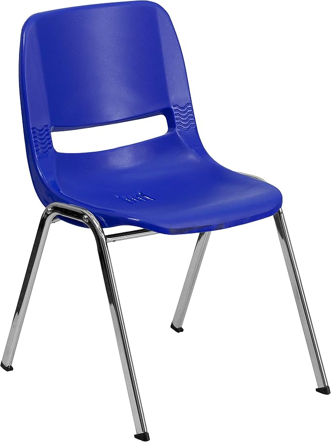 Flash Furniture HERCULES Series 440 lb. Capacity Kid's Navy Ergonomic Shell by FlashFurniture