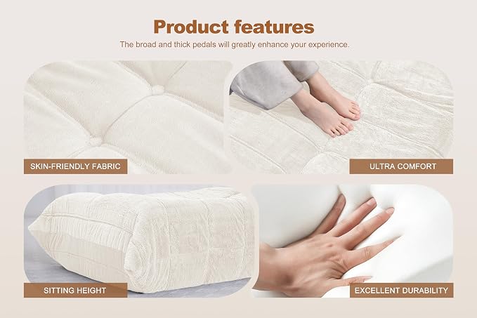 Bean Bag Pouf Ottoman, Foot Stool, Foot Rest - Image 5