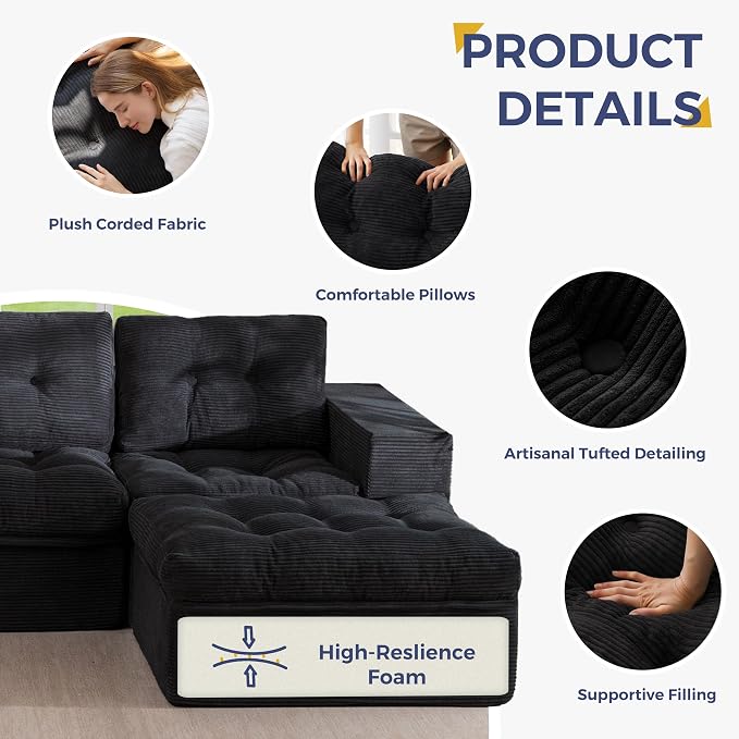 MAXYOYO Modular Sectional Sofa - Image 6