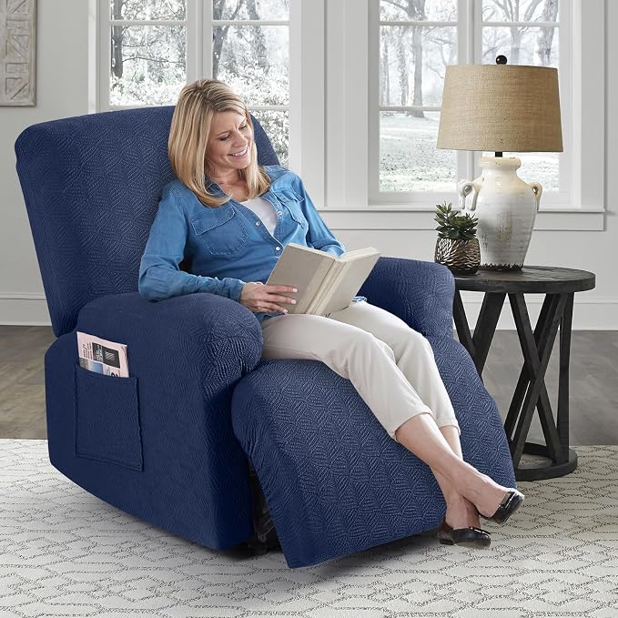 Timeles Recliner Covers Recliner Chair Covers Reclining Couch Covers Sofa - Image 8