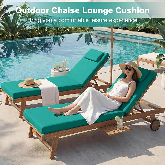 Outdoor Lounge Chair mat, 72 inches x 21 inches, Waterproof Chaise Lounge - Image 7