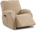 Recliner Chair Covers, 4-Piece Stretch Geometric Strokes Jacquard Reclining by Unknown