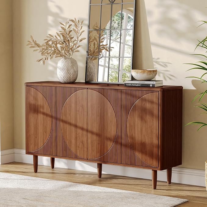 LITTLE TREE 59-Inch Buffet Cabinet Sideboard - Image 2