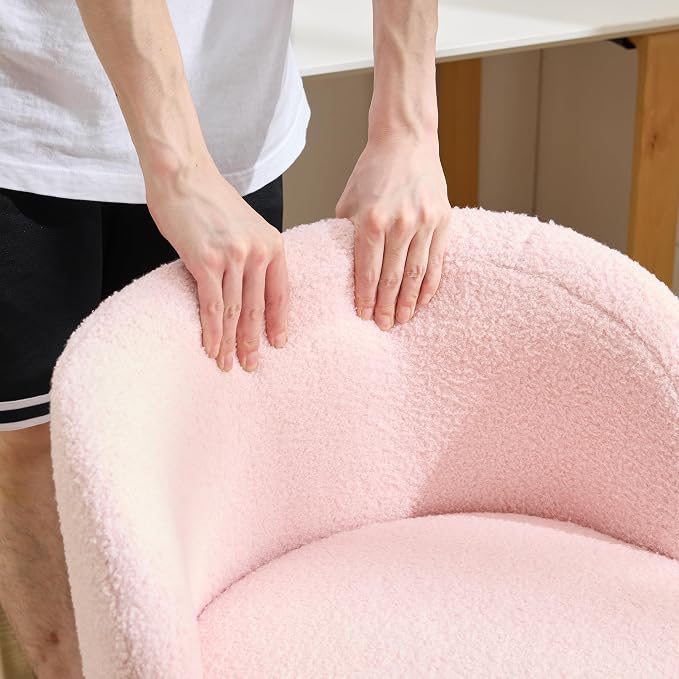 VINGLI Cute Small Swivel Desk Chair Comfy - Image 6