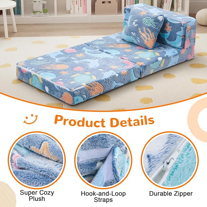 MeMoreCool Foldable Futon Chair Bed - Image 7