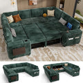 Vipbear 111" Modular Sectional Sleeper Sofa by VipbearLiving
