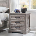 ACCOHOHO Farmhouse Nightstand by ACCOHOHO