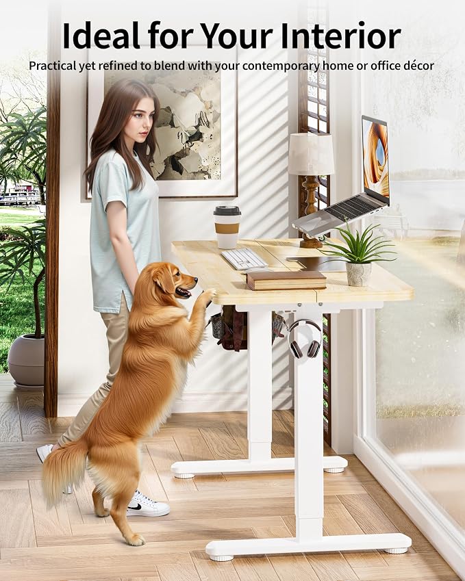 BIZUM Standing Desk Electric Adjustable Computer Desk-Stand up Desk Office - Image 6