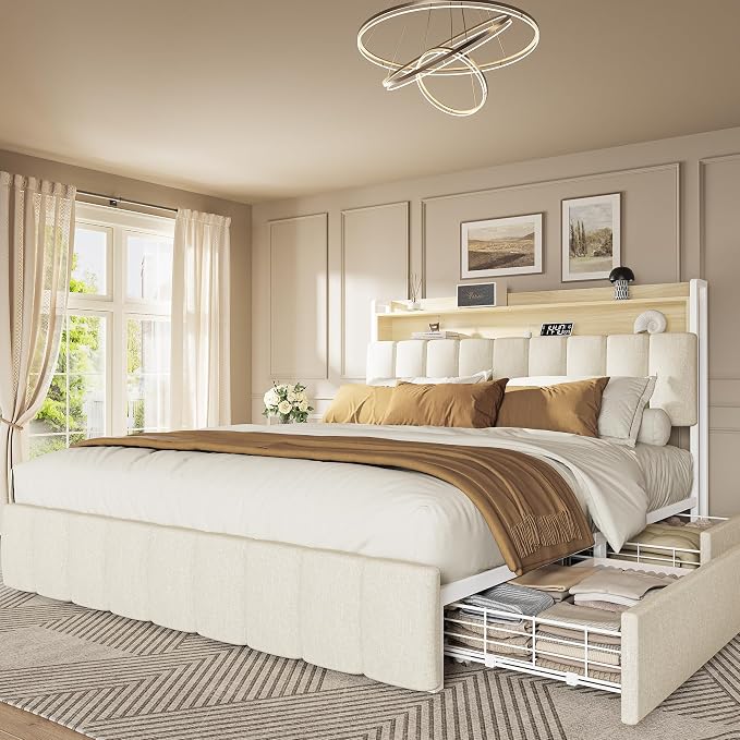 PRAISUN Bed Frame Queen Size by PRAISUN