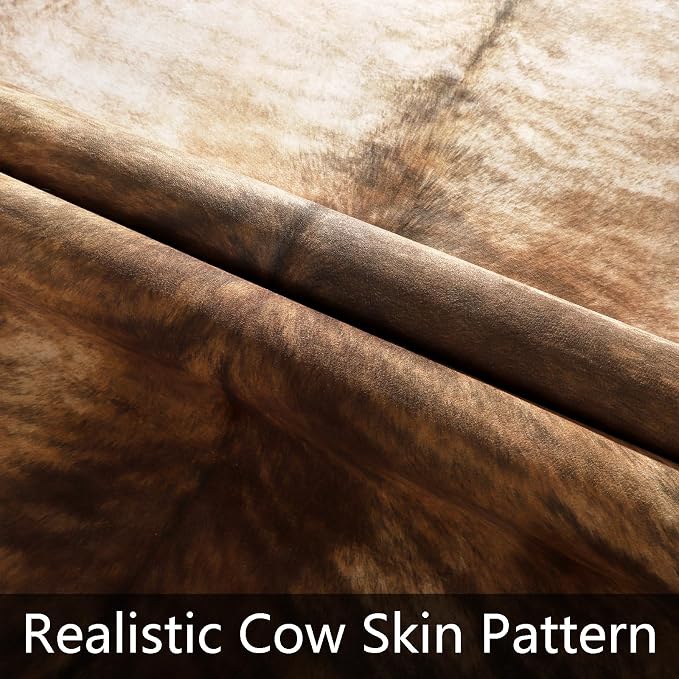 AROGAN 8x10 Feet Faux Cowhide Area Rugs - Image 6