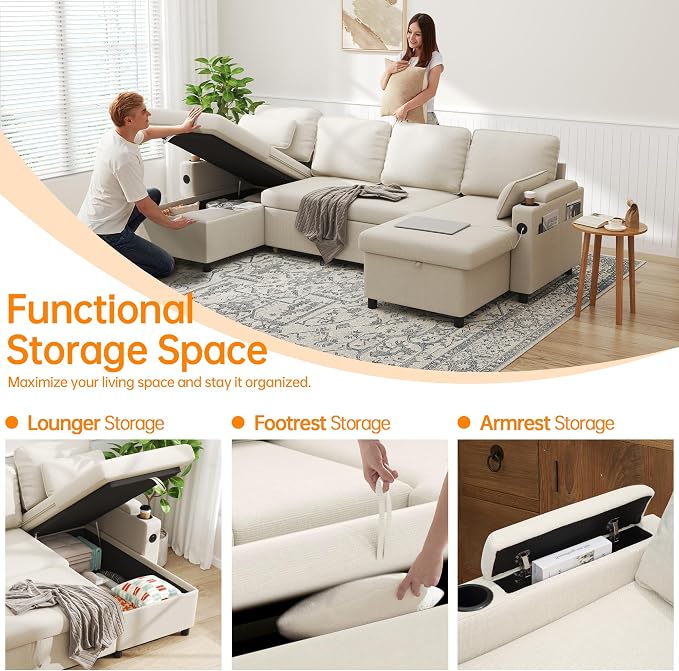 DURASPACE Sofa Bed Pull Out Couch Sleeper - Image 3