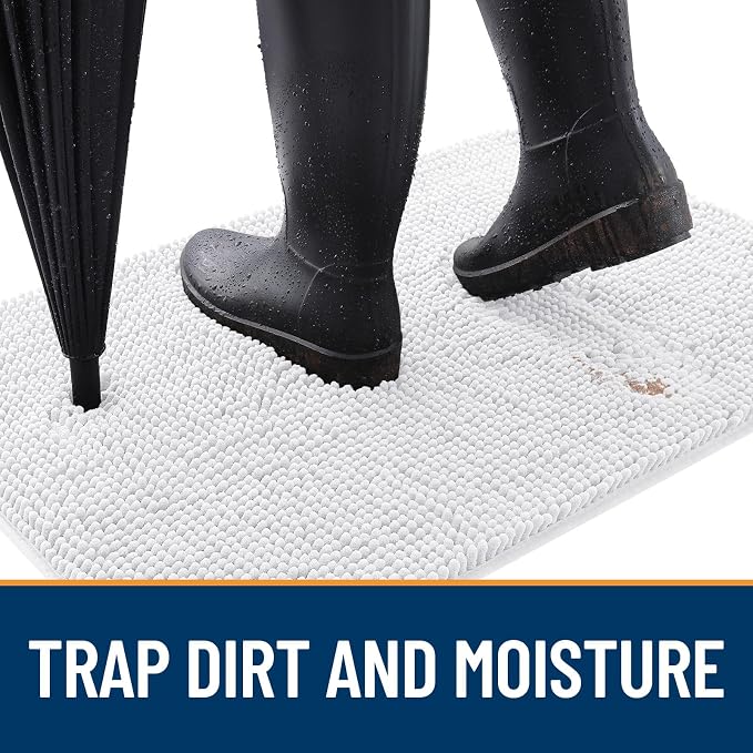 OLANLY Dog Door Mat for Muddy Paws 70x46, Absorbs Moisture and Dirt, Absorbent - Image 2