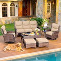 HILLGA 7-Piece Luxury Patio Furniture Set by HILLGA