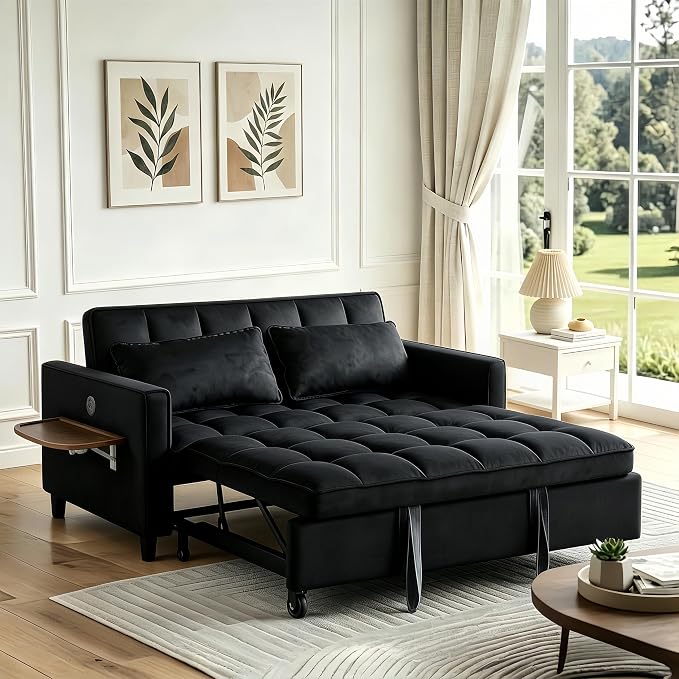 4 in 1 Convertible Sofa Bed, Pull Out Couch by Outdoorchairs