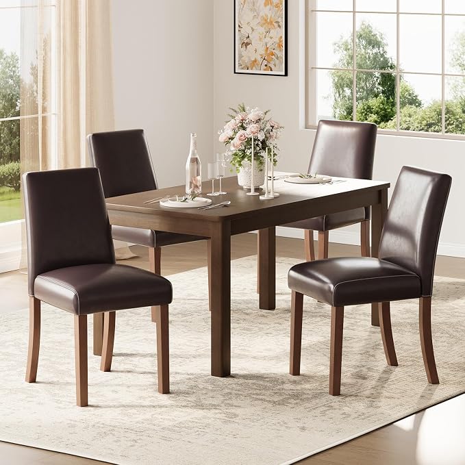 Dining Chairs Set of 4, Modern Dining Room Chairs by Unknown