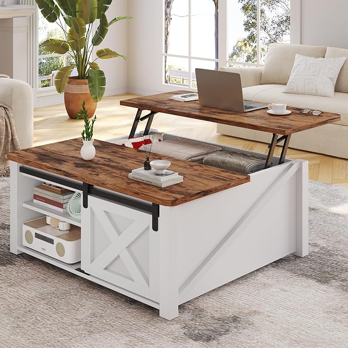 SEDETA 31.5" Lift Top Coffee Table - Image 9