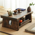 Japanese Floor Table Foldable Solid Wood Coffee Table Low Kotatsu Table by Unknown
