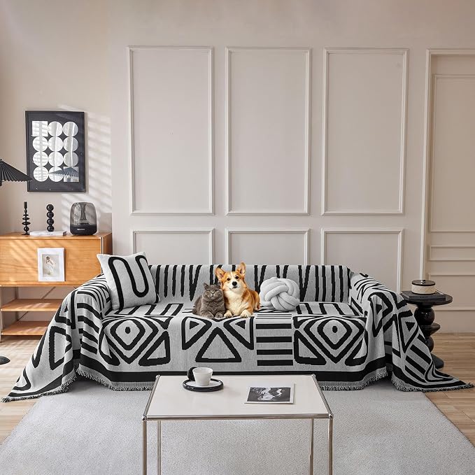 VClife Bohemian Sofa Covers, Non Slip Couch Protector by VCLIFE