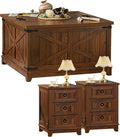 Joaxswe Farmhouse Coffee Table Set of 3, Furniture Set, Coffee Table by Joaxswe