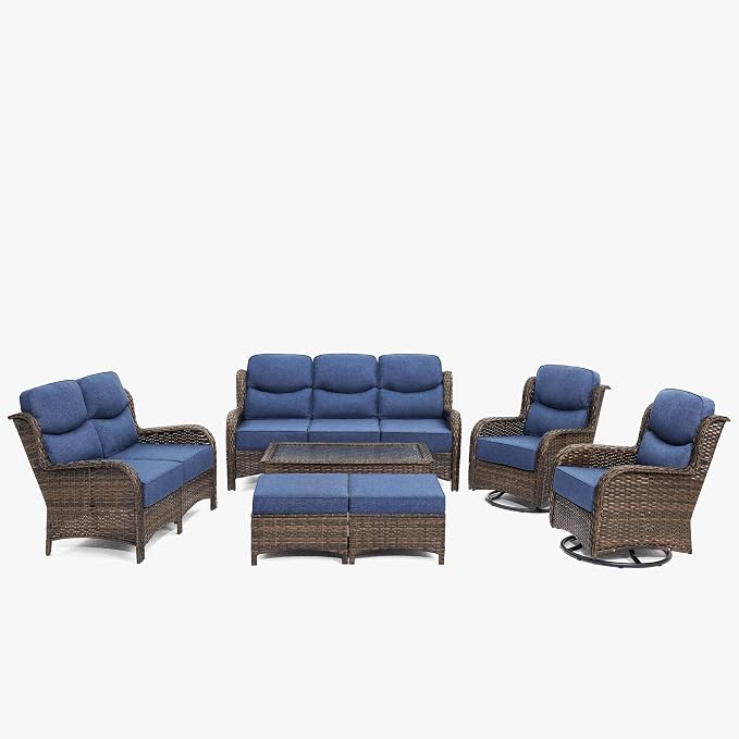 HILLGA Luxury High Back Patio Furniture Set - Image 8