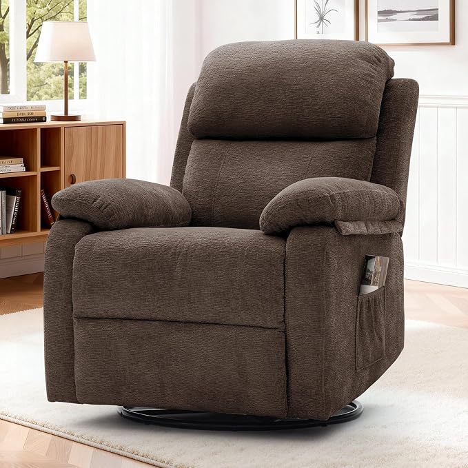 Korser Recliner Chair, 360 Swivel Rocker Chair - Image 8