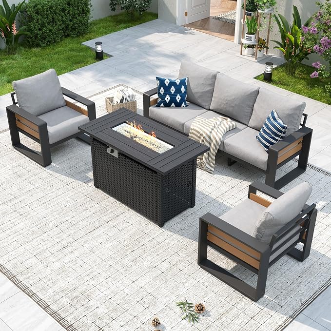 Aoxun Aluminum Patio Furniture Set by Aoxun