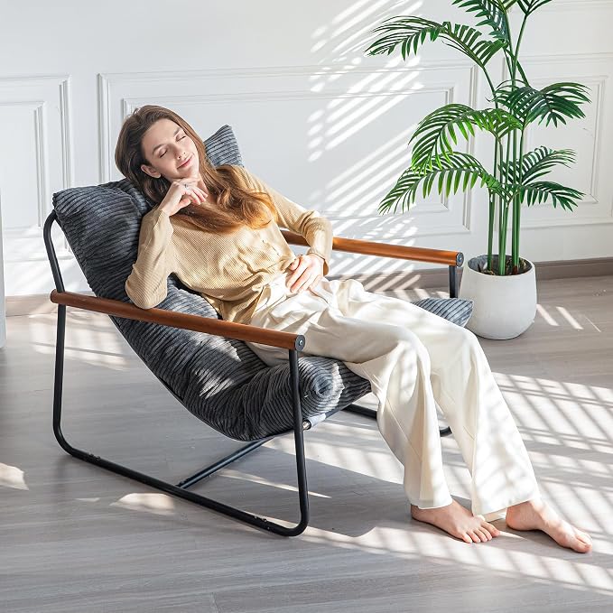 MAXYOYO Modern Accent Chair, Comfy Living Room Chair - Image 4