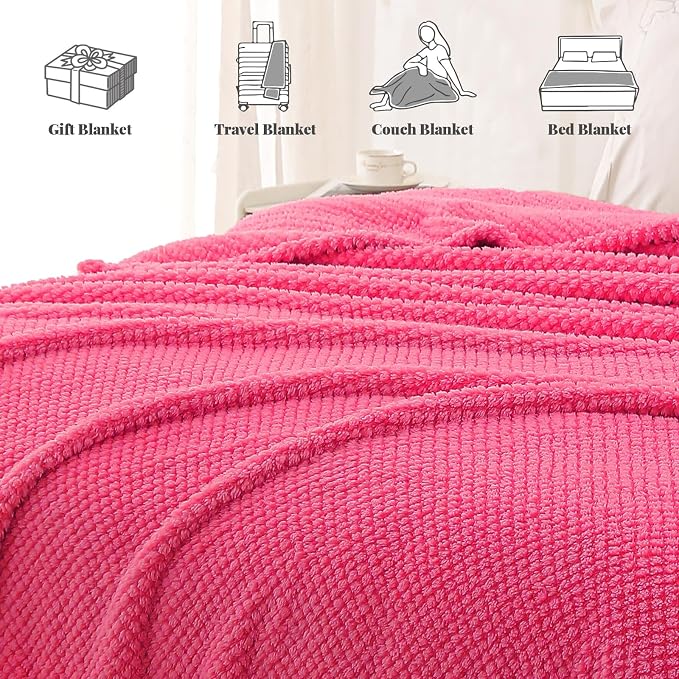 Whale Flotilla Extra Large Fuzzy Fleece Throw Blanket - Image 5