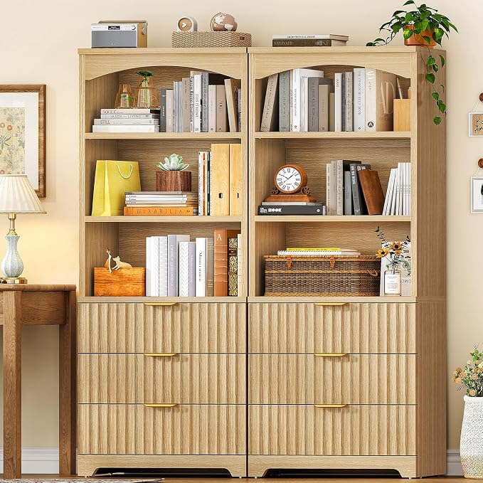 TEENFON 63.3" Tall Bookshelf, Bookshelves and Bookcases - Image 5