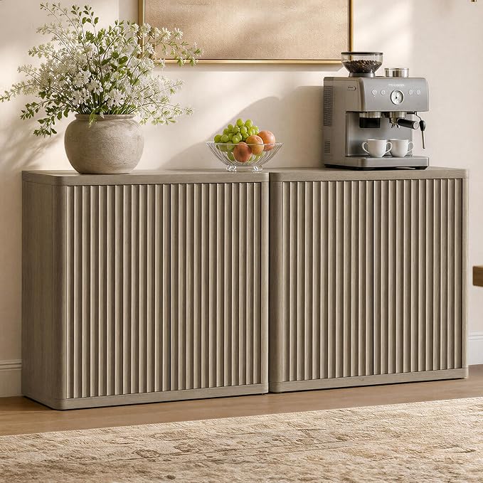 SICOTAS Buffet Cabinet with Storage 69.2" Sideboard Accent Modern Credenza with by SICOTAS